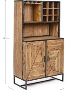 Bizzotto Mobili Bar E Cantinette|Mobili Contenitori>MOBILE IN LEGNO - EGON