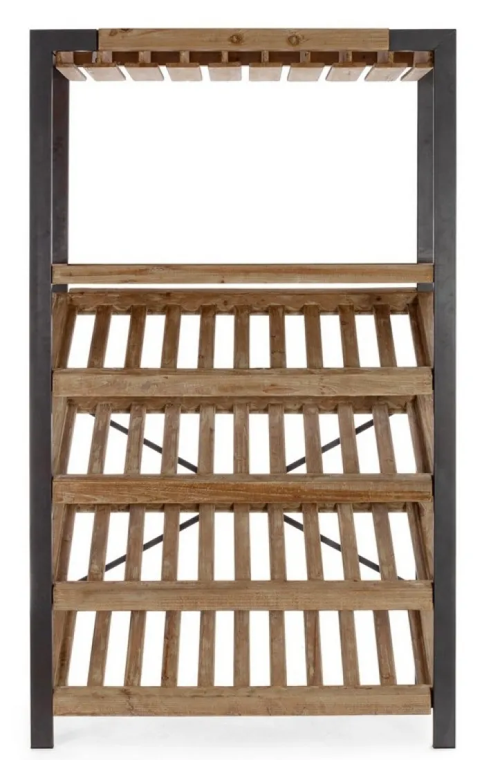 Bizzotto Mobili Bar E Cantinette|Mobili Contenitori>MOBILE PORTABOTTIGLIE IN LEGNO - KANTIN