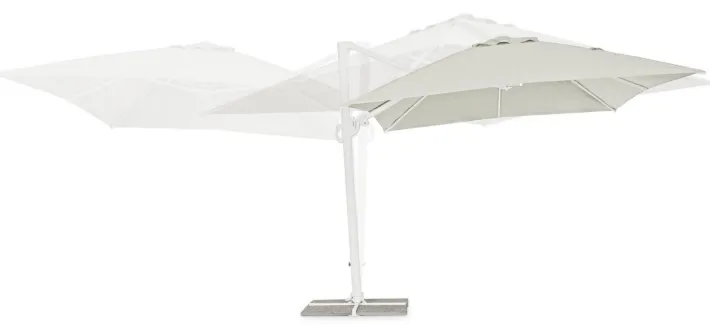 Bizzotto Ombrelloni>OMBRELLONE BRACCIO IN ALLUMINIO 3X4 BIANCO - EDEN