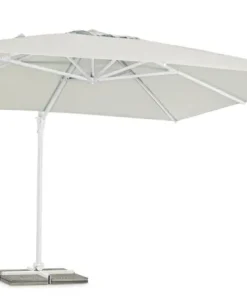 Bizzotto Ombrelloni>OMBRELLONE BRACCIO IN ALLUMINIO 4X4 BIANCO - EDEN