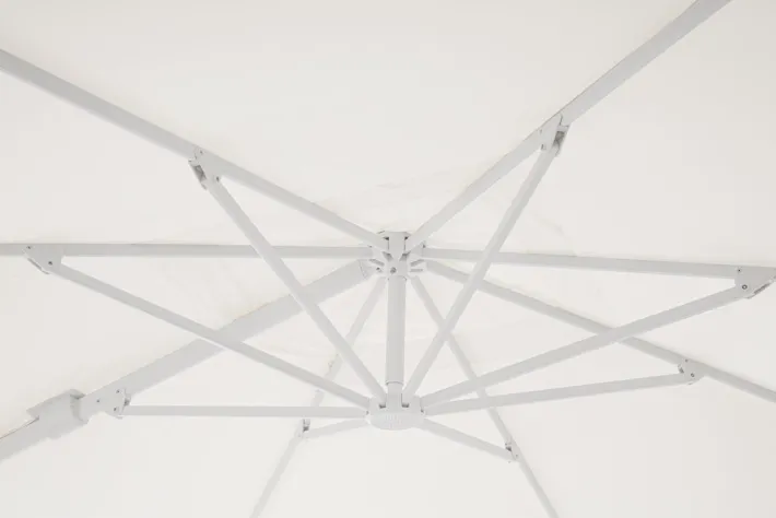 Bizzotto Ombrelloni>OMBRELLONE BRACCIO VEGA 3X3 BIANCO