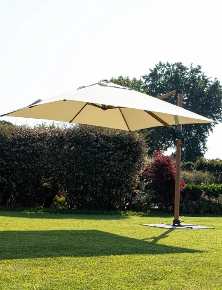 Bizzotto Ombrelloni>OMBRELLONE IN ALLUMINIO 4X4 BEIGE - ORION