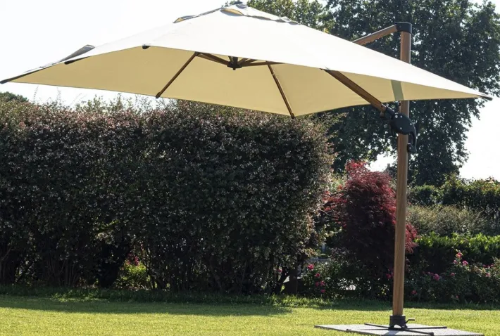 Bizzotto Ombrelloni>OMBRELLONE IN ALLUMINIO 4X4 BEIGE - ORION