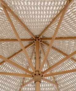 Bizzotto Ombrelloni>OMBRELLONE MACRAME 2.5M NAT