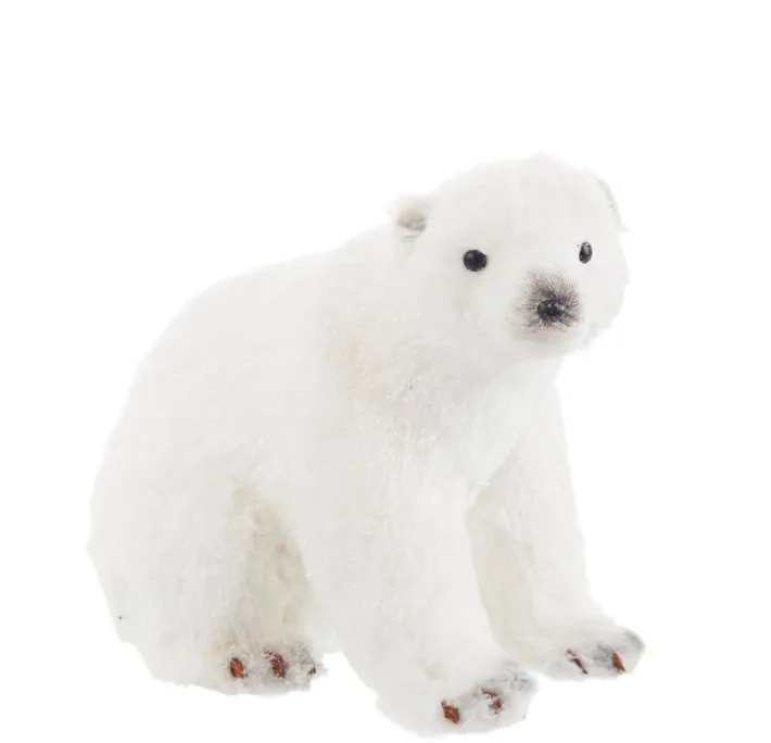 Bizzotto Oggettistica>ORSO ALASKA SEDUTO BIANCO S