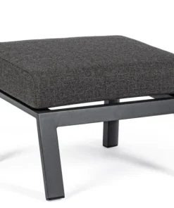 Bizzotto Pouf Da Esterno>OTTOMAN IN ALLUMINIO ANTRACITE JX55 - KLEDI