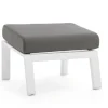 Bizzotto Pouf Da Esterno>OTTOMAN IN ALLUMINIO BIANCO JX11 - KLEDI