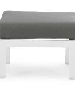 Bizzotto Pouf Da Esterno>OTTOMAN IN ALLUMINIO BIANCO JX11 - KLEDI