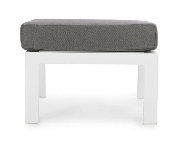 Bizzotto Pouf Da Esterno>OTTOMAN IN ALLUMINIO BIANCO JX11 - KLEDI