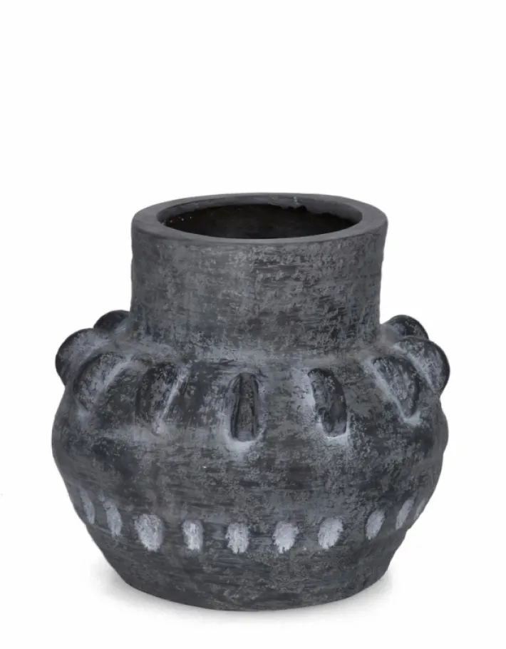 Bizzotto Vasi E Coprivasi>P. VASO BUCCHERO TONDO GRIGIO D32