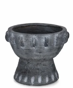 Bizzotto Vasi E Coprivasi>P. VASO BUCCHERO TONDO GRIGIO D39