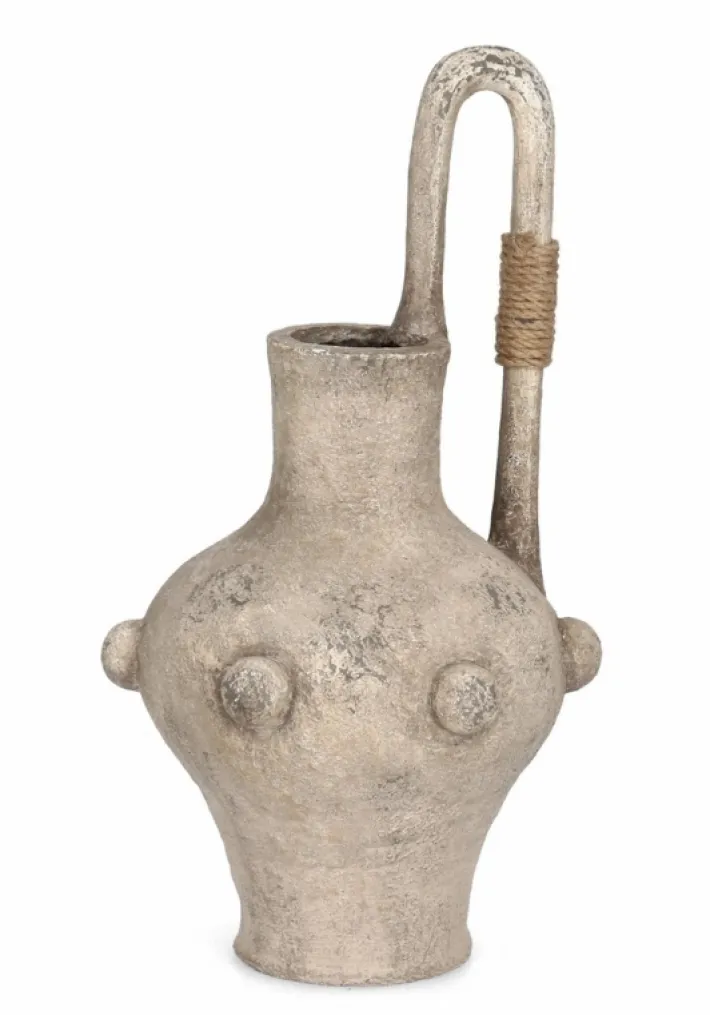 Bizzotto Vasi E Coprivasi>P. VASO CROMITE TONDO BEIGE H74