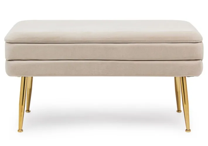Bizzotto Panchette>PANCA CONTENITORE BEIGE - PAVLINA