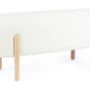 Bizzotto Panche>PANCA EFFETTO BOUCLE' BIANCO - DAYLA