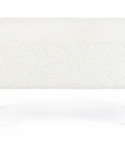 Bizzotto Panche>PANCA EFFETTO BOUCLE' BIANCO - DAYLA
