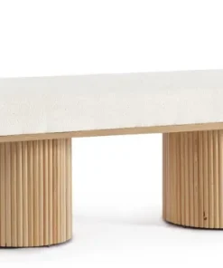Bizzotto Panchette>PANCA EFFETTO BOUCLE' NATURALE - FLORIANA