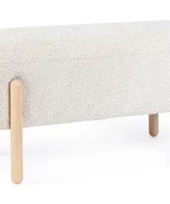 Bizzotto Panche>PANCA EFFETTO BOUCLE' NATURALE - DAYLA