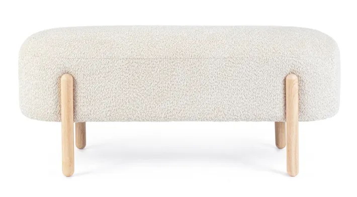 Bizzotto Panche>PANCA EFFETTO BOUCLE' NATURALE - DAYLA