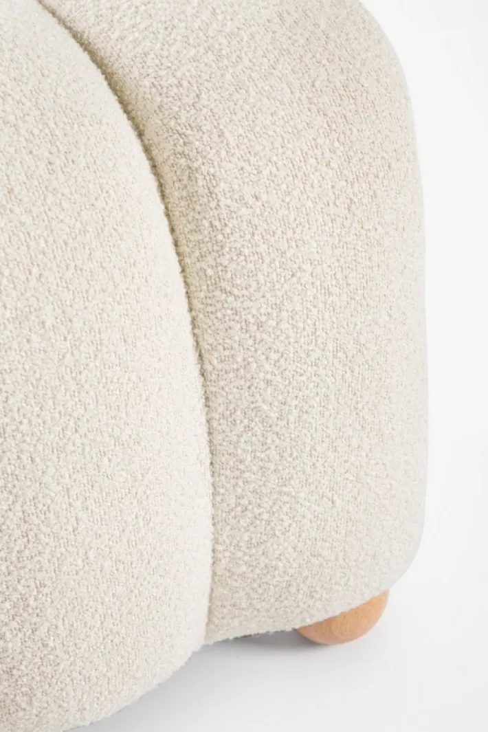 Bizzotto Panchette>PANCA 2P ZORA BIANCO BOUCLE'