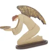 Bizzotto Vasi E Portacandele Natalizi>P.CANDELA CASSIEL ANGELO CREMA H27,94