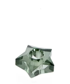 Bizzotto Vasi E Portacandele Natalizi>P.CANDELA ELDRID VT STELLA VERDE 7,5X7,5