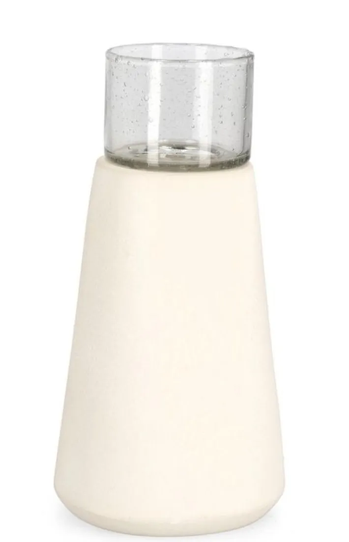 Bizzotto Portacandele>P.CANDELA MARDAN VT BIANCO H25
