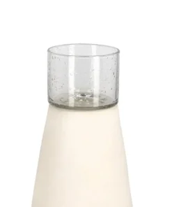 Bizzotto Portacandele>P.CANDELA MARDAN VT BIANCO H20