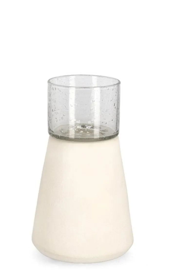Bizzotto Portacandele>P.CANDELA MARDAN VT BIANCO H20