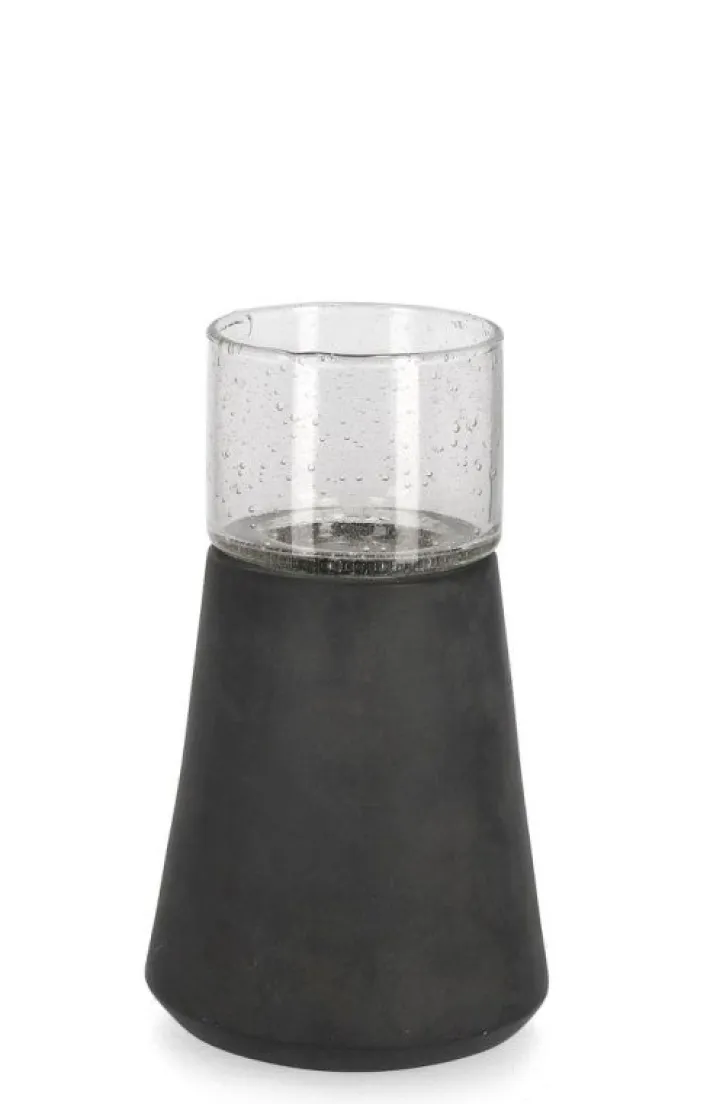 Bizzotto Portacandele>P.CANDELA MARDAN VT NERO H20