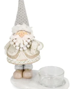 Bizzotto Vasi E Portacandele Natalizi>P.CANDELA 1P CHAREL BABBO C-REGALO