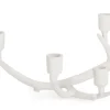 Bizzotto Portacandele>P.CANDELA 4P HISAR BIANCO H16,5