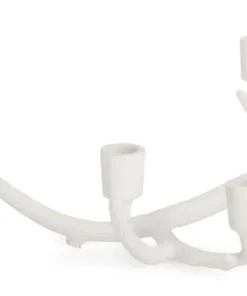 Bizzotto Portacandele>P.CANDELA 4P HISAR BIANCO H16,5