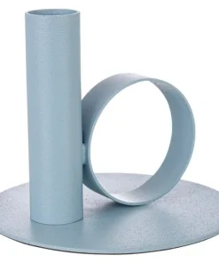 Bizzotto Portacandele>P.CANDELA 1P PYXIS 1M AZZURRO H10