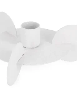 Bizzotto Portacandele>P.CANDELA RIDHI 1P BIANCO D12,5