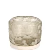 Bizzotto Portacandele>P.CANDELA SAMPUR VT BEIGE C-BASE H19