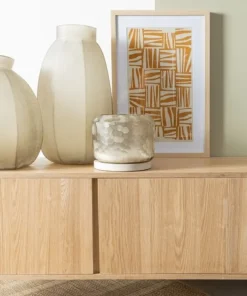 Bizzotto Portacandele>P.CANDELA SAMPUR VT BEIGE C-BASE H19