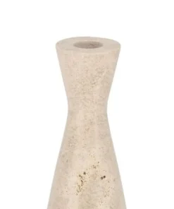 Bizzotto Portacandele>P.CANDELA TIRAK TRAVERTINO BEIGE H15