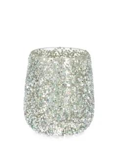 Bizzotto Vasi E Portacandele Natalizi>P.CANDELA VT BRILLANT ARGENTO D10X12H