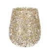 Bizzotto Vasi E Portacandele Natalizi>P.CANDELA VT BRILLANT ORO D13,5X15H