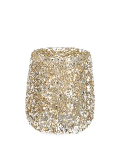 Bizzotto Vasi E Portacandele Natalizi>P.CANDELA VT BRILLANT ORO D10X12H
