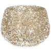 Bizzotto Vasi E Portacandele Natalizi>P.CANDELA VT BRILLANT ORO D16,5X12H