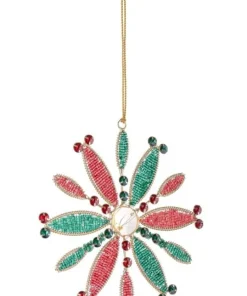 Bizzotto Pendagli>PENDAGLIO BEAD FIOCCO NEVE 12P ROS 15X15