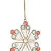 Bizzotto Pendagli>PENDAGLIO BEAD FIOCCO NEVE 6P ROS 15X15