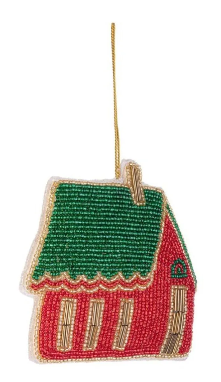 Bizzotto Pendagli>PENDAGLIO HUT CASA ROSSO-VERDE