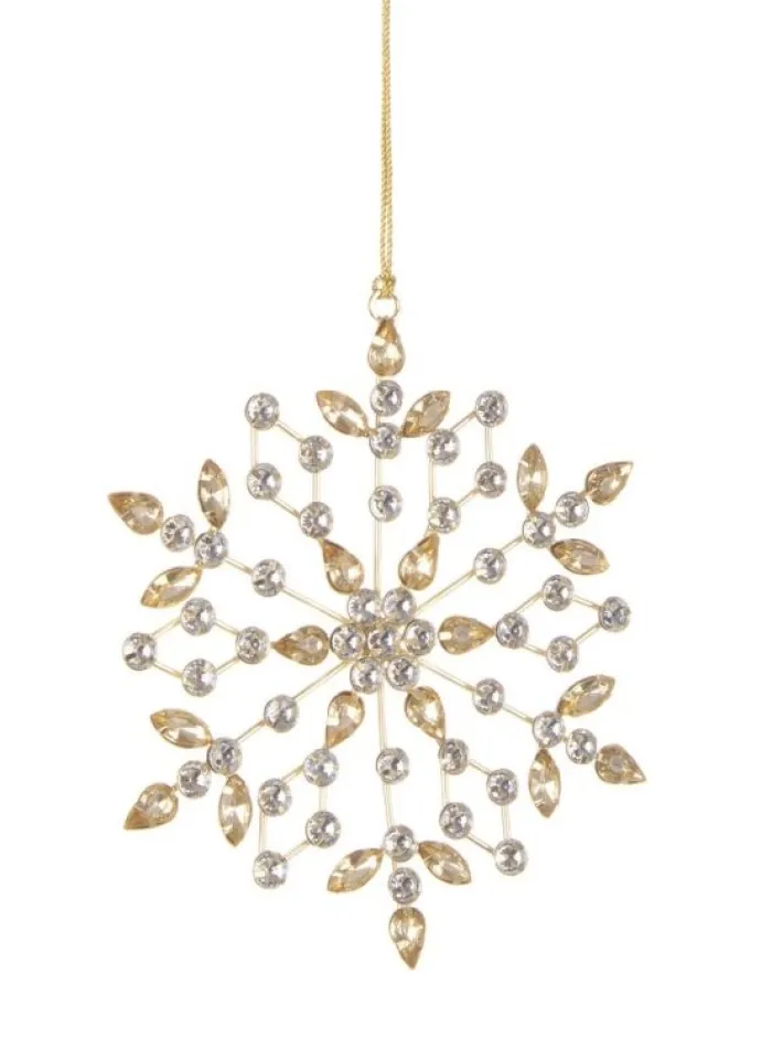 Bizzotto Pendagli>PENDAGLIO JEXON FIOCCO NEVE 6P ORO 15X15
