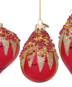 Bizzotto Sfere>PENDAGLIO VT FIREWORK ROSSO RV ASS3