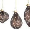 Bizzotto Sfere>PENDAGLIO VT FLORAL MARRONE ASS3
