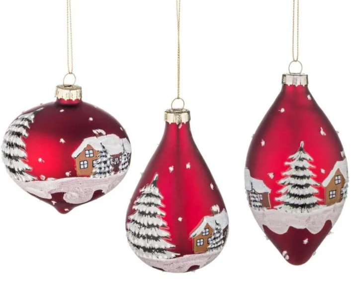 Bizzotto Sfere>PENDAGLIO VT VILLAGE ROSSO ASS3