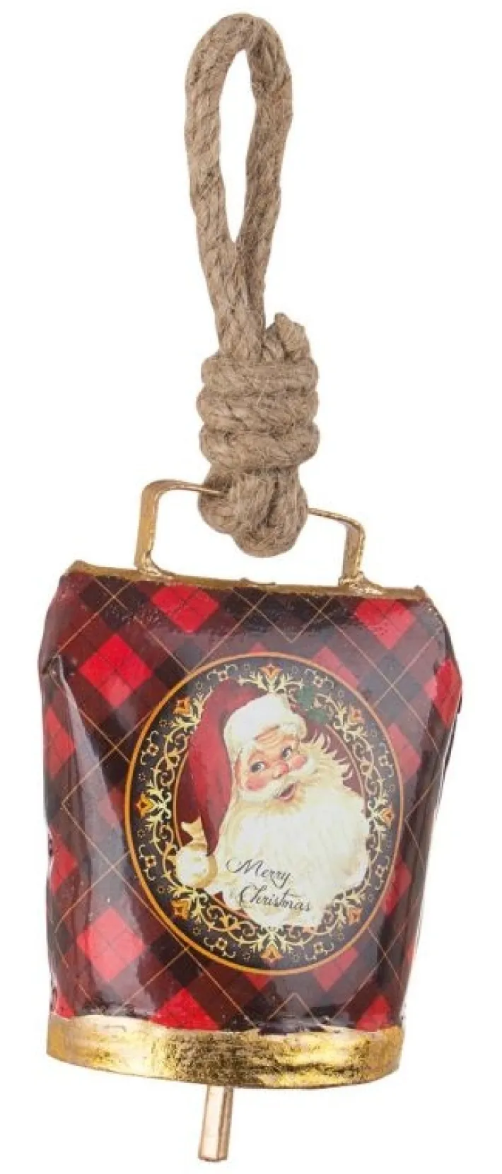 Bizzotto Pendagli>PENDAGLIO WENDI CAMPANA TARTAN BABBO VIN