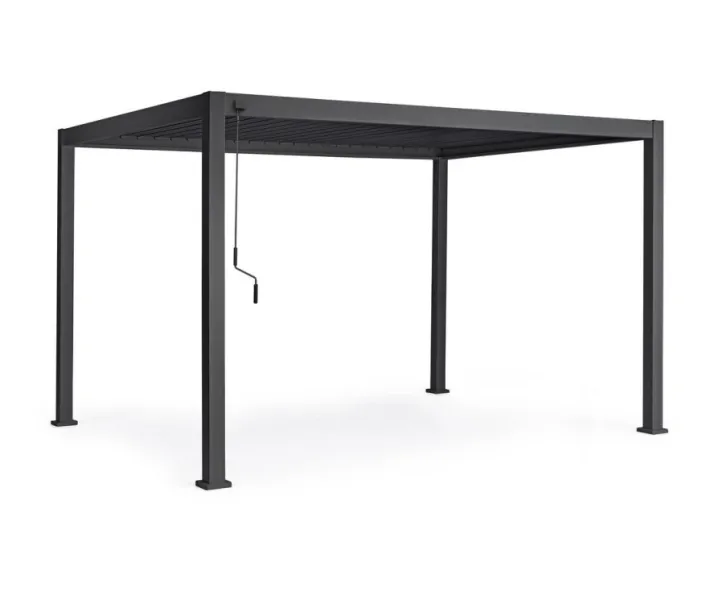 Bizzotto Pergole E Gazebo>PERGOLA OCEAN 3X4 ANTRACITE C-LED